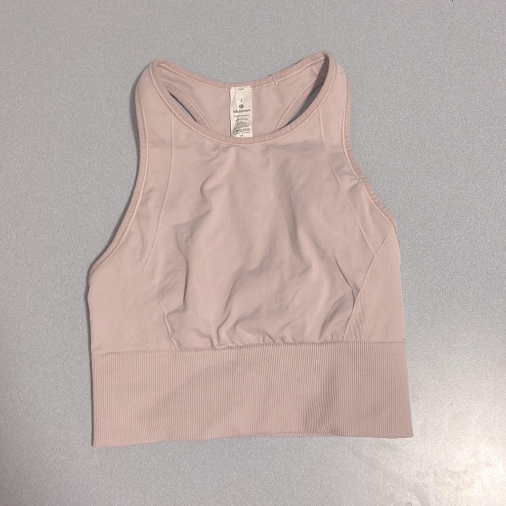 Lululemon Long Sports Bra No Padding Size 2